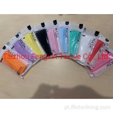 Preto Spunlace Nonwoven Tecidos Bambu